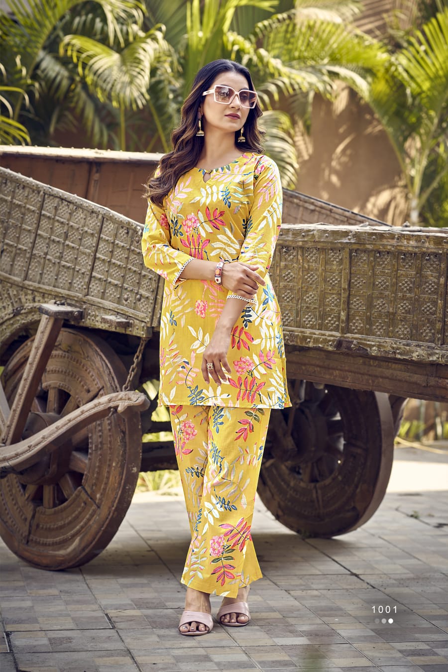 Cotton Beats by Ossm Printed Co Ord Set Kurti With Bottom Suppliers In India